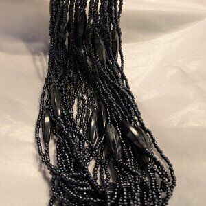 Vintage 1980's multi strand statement necklace